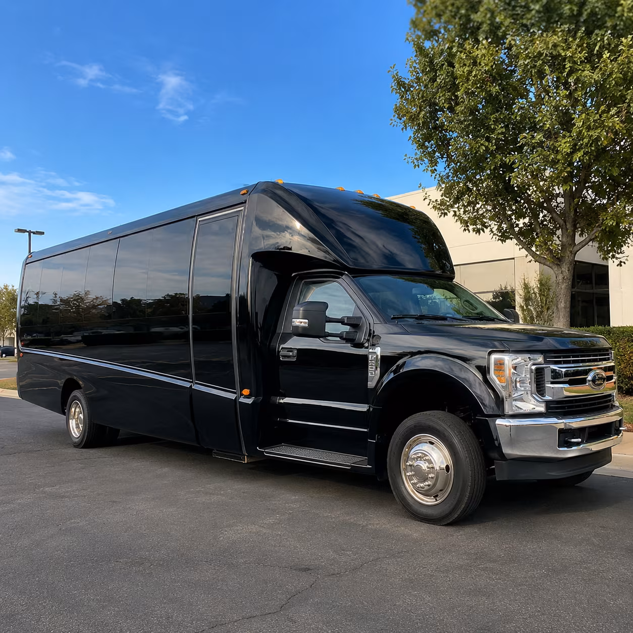 group prom buses for peoria families coordinating together