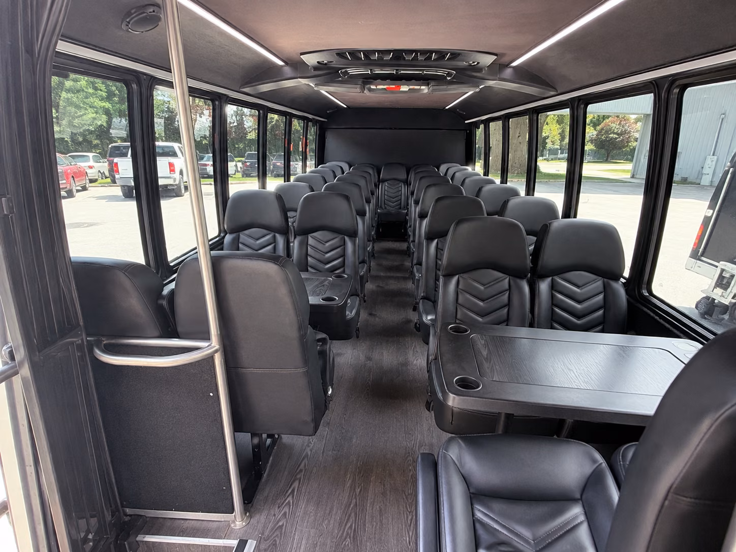 peoria 15 passenger minibus inside