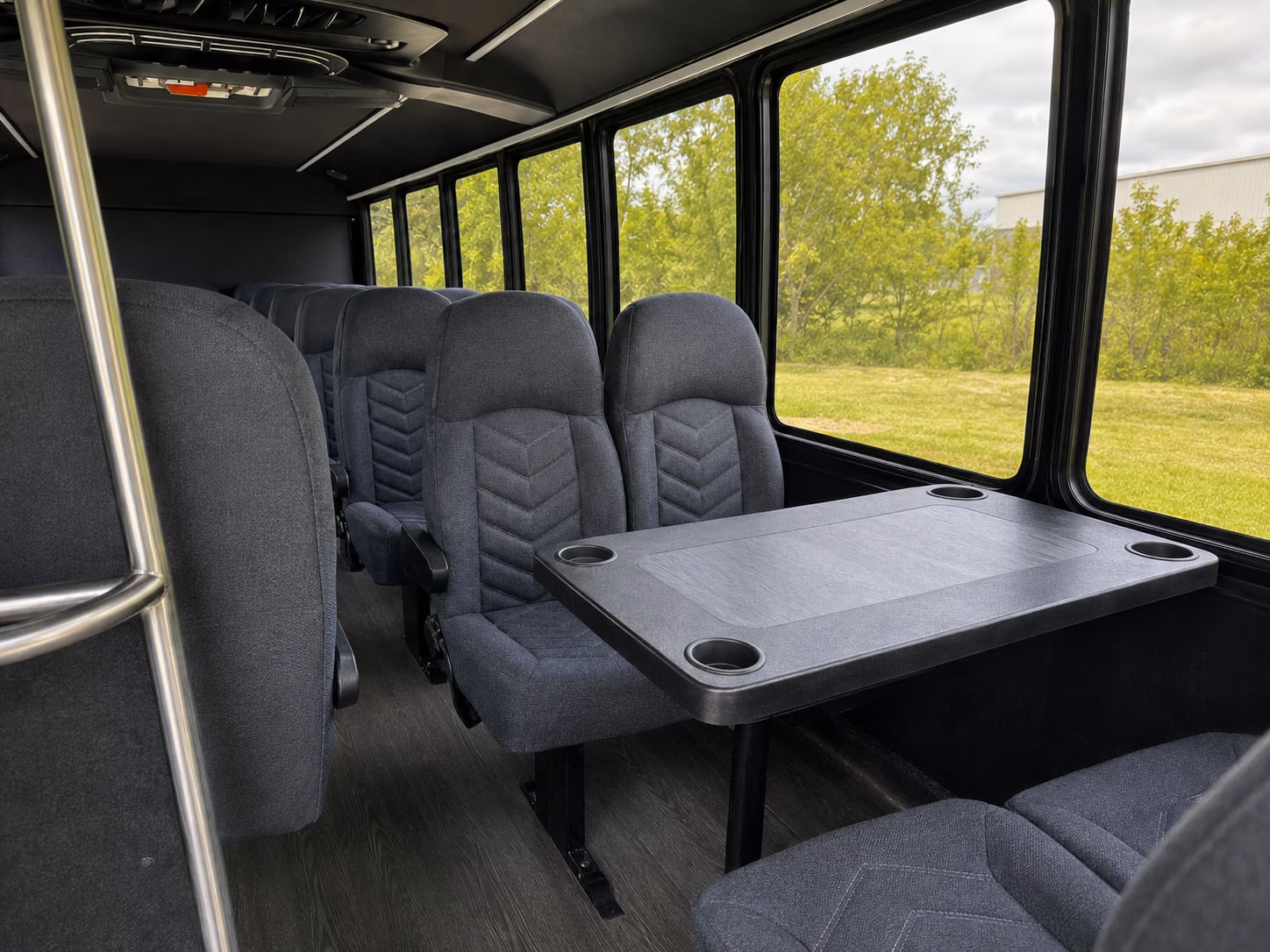 peoria 15 passenger minibus interior