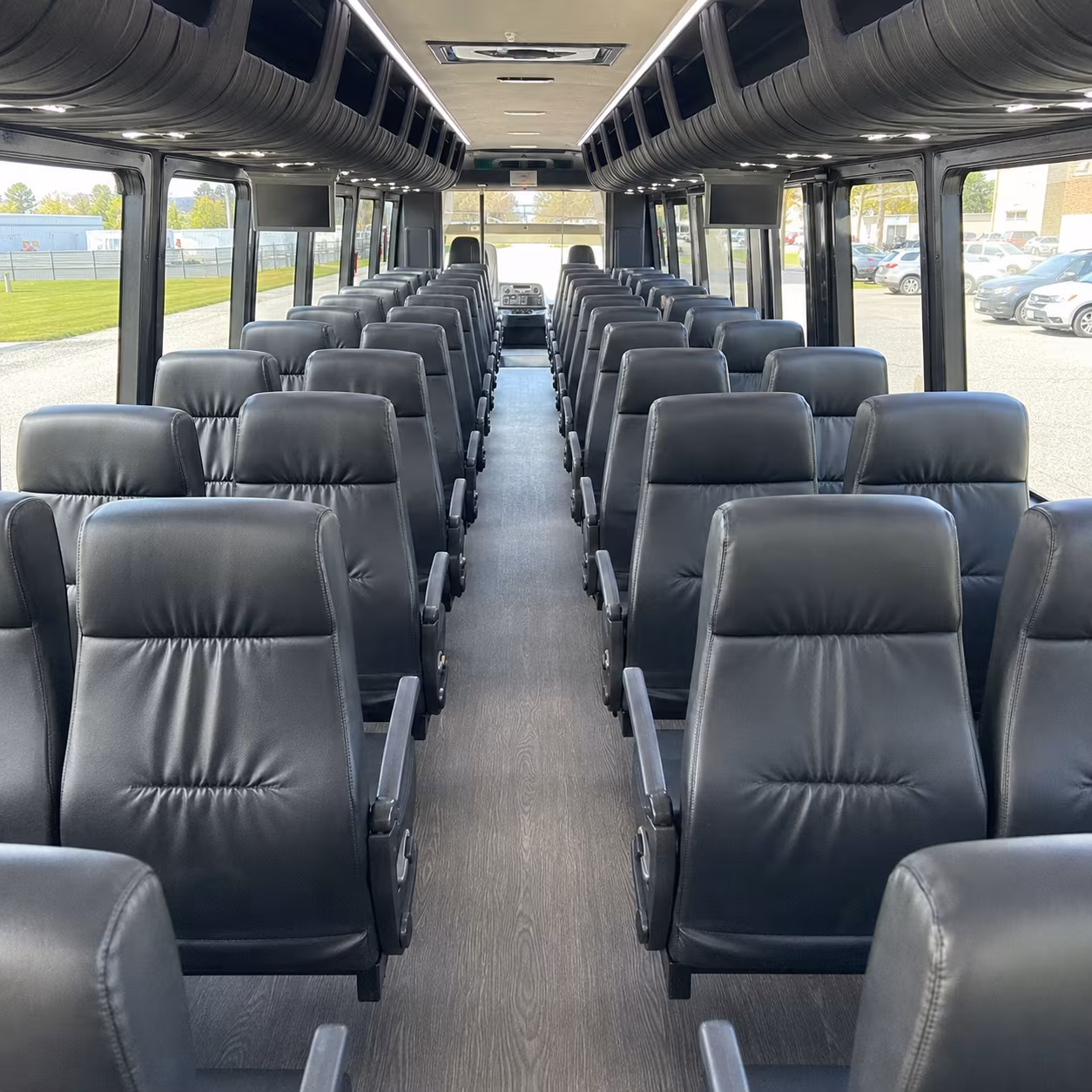 peoria 25 passenger minibus inside