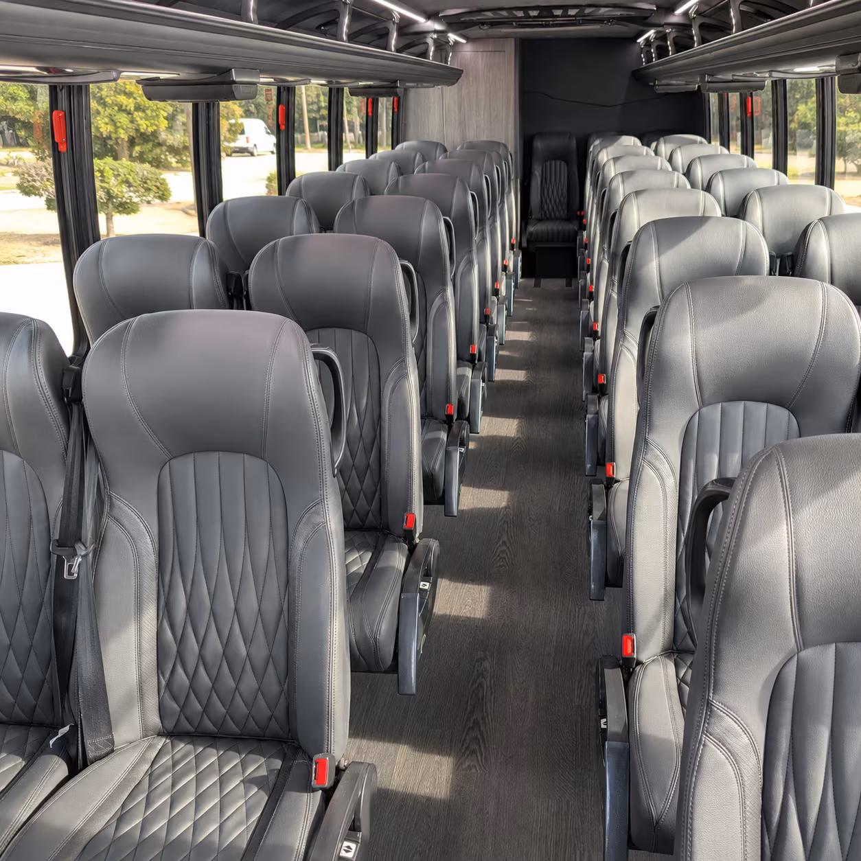 peoria 30 passenger minibus inside