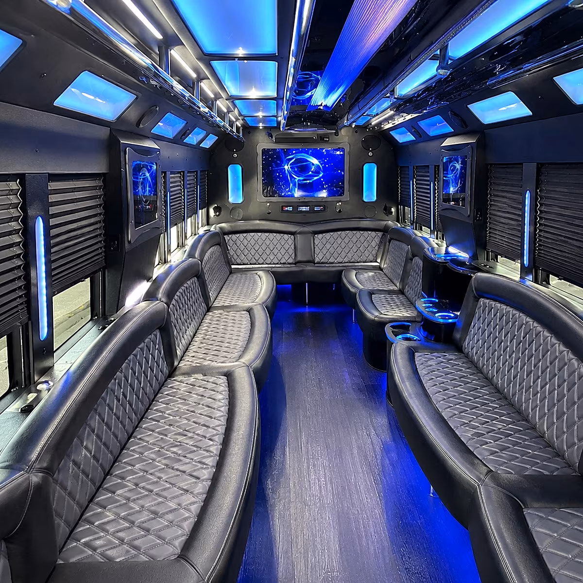 peoria party bus inside