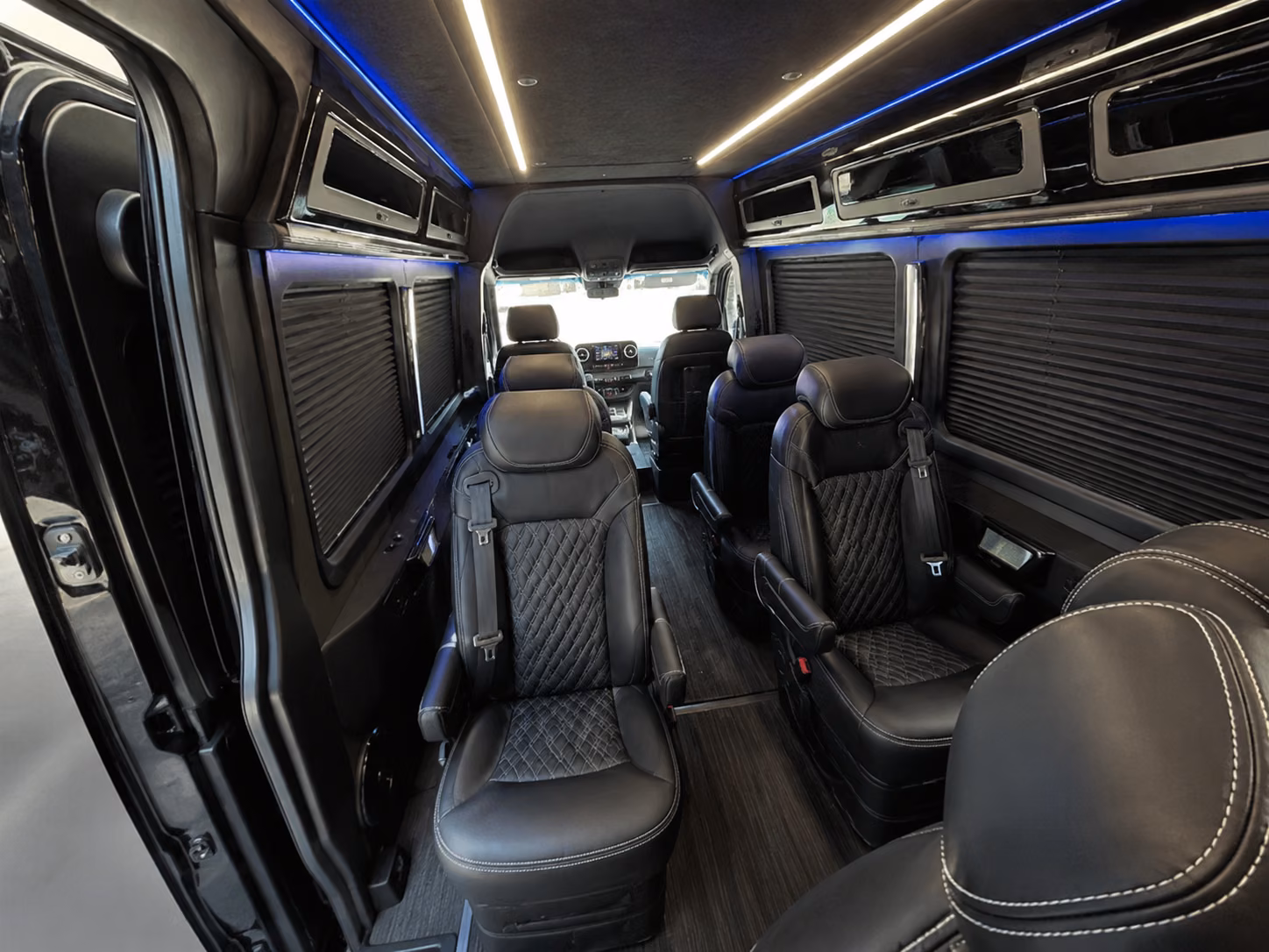 peoria sprinter van with driver inside