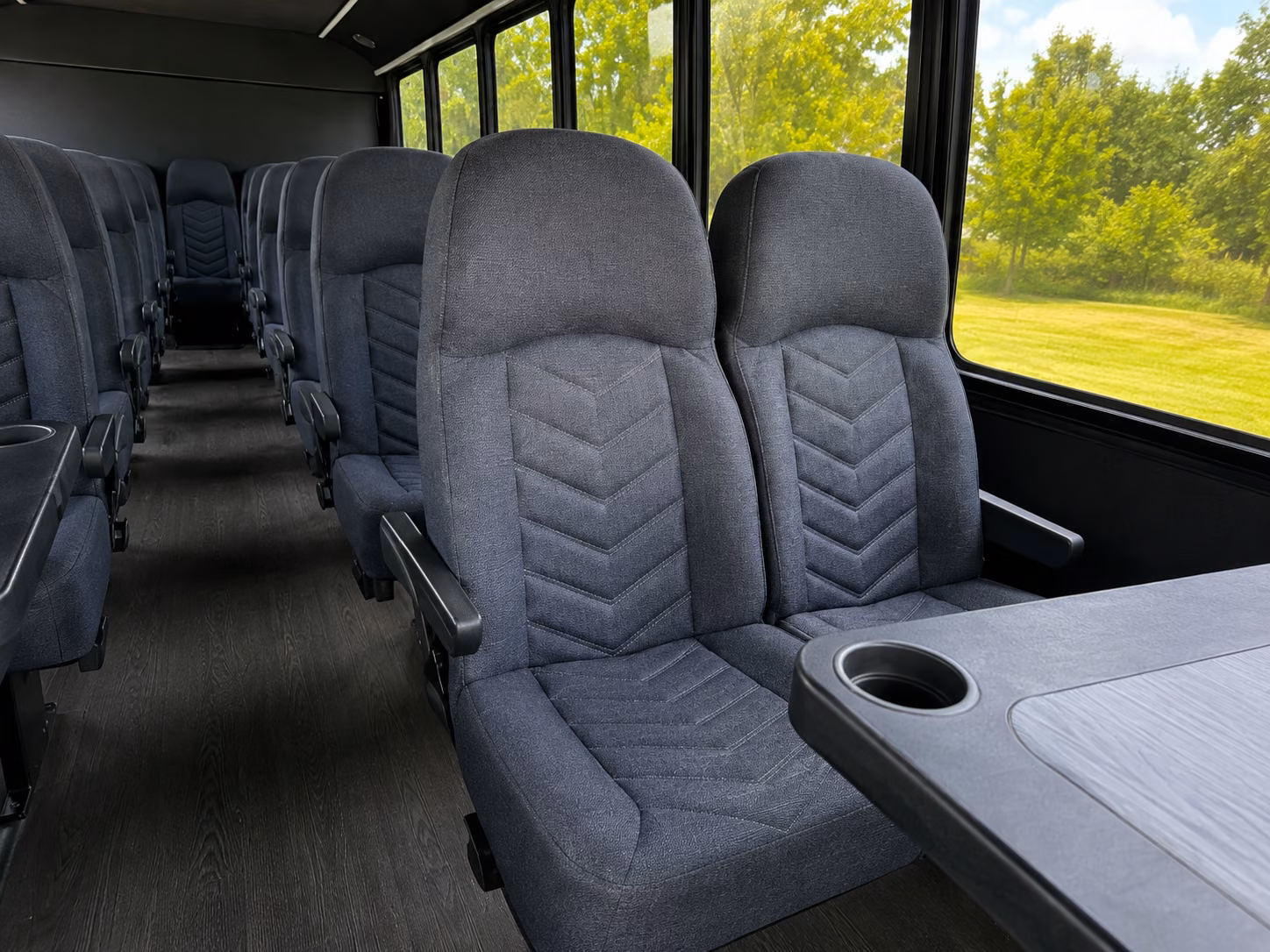 shuttle buses for wedding guests between peoria hotels and venues